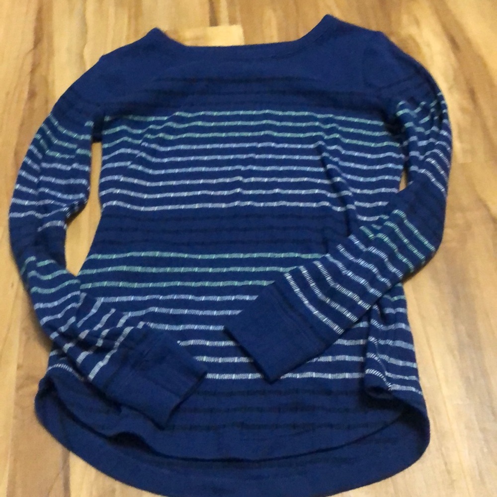 T by Talbots Lightweights Striped Sweater P